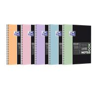 Notebook Oxford pastel etudiant integrale 4 trous 230x297 160p optik p. seyes+tag assorti
