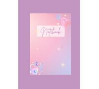 Notebook: Pink, Purple, Butterflies & Hearts
