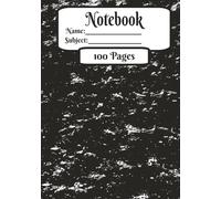 Notebook: Recording personal experiences and reflections for habit tracking or emotional processing. | 7x10 inches, 100 pages | Gift for Students & Creative Use