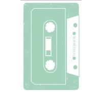 Notebook Retro Cassette Book For All Children Of The 80s And 90s Cassette Recorder 6x9, 120 Pages, Lined Blue: Diary In Vintage Cassette Motif For Notes, Thoughts And Other Entries, Walkman