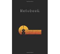 Notebook: Retro Double Bass Jazz Instruments Music Medium Size 6'' X 9'' Cello Notebookwhite Paper Blank Journal With Black Cover 116 Pages For Men And Women
