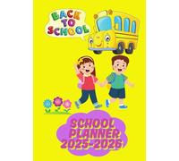 Notebook, School planner 2025-2026, August-July, 12 months, weekly pages and pages for recording, total 150 pages, with 12 cover designs, both Paperback and Hardcover, size 7 x 10 inches.