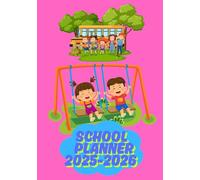 Notebook, School planner 2025-2026, August-July, 12 months, weekly pages and pages for recording, total 150 pages, with 12 cover designs, both Paperback and Hardcover, size 7 x 10 inches.