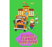 Notebook, School planner 2025-2026, August-July, 12 months, weekly pages and pages for recording, total 150 pages, with 12 cover designs, both Paperback and Hardcover, size 7 x 10 inches.