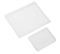 Notebook Silicone Forming Tool Set in Two Standard Sizes | Casting Compound Crystal Notepad Cover DIY | 2 Dimensions for Crafts/Jewelry/Cake Decorating | Non - Stick Reusable