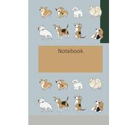 Notebook : Sketch Book 8.5 x 5.5 con hojas blancas y tapa dura para los amantes de los perros: NoteBook 8.5 x 5.5 con hojas blancas y tapa dura para ... de colores inspiradas en las estaciones