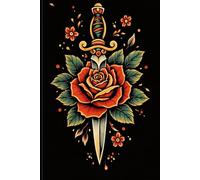 Notebook: Tattoo inspired notebook for notes on art or sketches