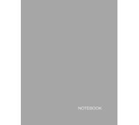 Notebook - The Cornell Note System - 8.5 “x 11”: For Taking Notes at School, Collage, Office, and Home - Elegant and Minimalist Cover
