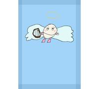 Notebook Wide Ruled 7x10 in 100 pages: My Guardian Angel