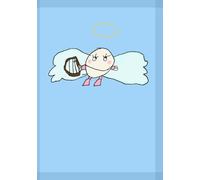 Notebook Wide Ruled 7x10 in 100 pages: My Guardian Angel