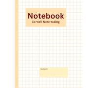 Notebook with Cornell Note-Taking Format: 120 Cornell Format Colledged Ruled Sheets, For Middle School - College, Work, Home Office | 8.5" x 11" | Cute Gift for College Student