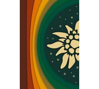 Notebook with Edelweiss in autumn colors: Edelweiss Journal, Daily Planner, Wedding Planner, Recipe Book, Agenda - 6x9