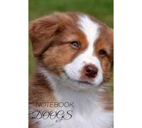NOTEBOOOK DOOGS: Lovely looking notebook perfect for little girls, nice gift for loved ones, good for journaling, note taking and so on. 6"X"9 inshes.