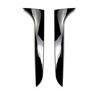 NoteDi 2 Pièces Aileron Latéral de Lunette Arrière Becquet pour Audi A4 B8 Allroad Avant 2009-2016, Noir Brillant ABS Bordure D'aile de Canard Garniture Latérale de Fenêtre