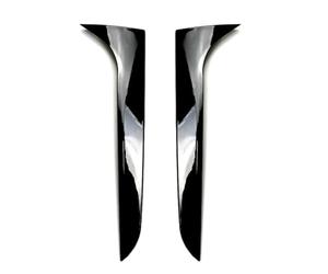 NoteDi 2 Pièces Aileron Latéral de Lunette Arrière Becquet pour Audi A4 B8 Allroad Avant 2009-2016, Noir Brillant ABS Bordure D'aile de Canard Garniture Latérale de Fenêtre