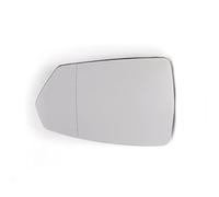 NOTEDI Glace de Rétroviseur Droite et Gauche pour Audi A1 2010-2019 2020 2021, Verre de Rétroviseur Extérieur Chauffant Chauffant Asphérique avec Plaque de Support,left-1pcs-2020-2021