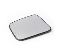 NOTEDI Glace de Rétroviseur Droite et Gauche pour Nissan Patrol Y61 1997-2013, Verre de Rétroviseur Extérieur Chauffant Chauffant Asphérique avec Plaque de Support,left-1pcs