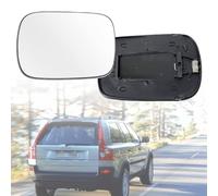 NOTEDI Glace de Rétroviseur Droite et Gauche pour Volvo XC70 XC90 2002-2006, Verre de Rétroviseur Extérieur Chauffant Chauffant Asphérique avec Plaque de Support,right-1pcs