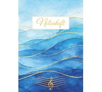 Notenheft - 110 Seiten Blanko Notenpapier für Komposition & Musikunterricht: Stilvolles Notenbuch mit Notensystemen für Schüler, Lehrer, Komponisten & ... für Klavier, Gesang & Instrumentalunterricht