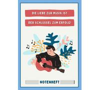 Notenheft A4 100 Seiten Mit Je 12 Notensystemen Pro Seite Blanko Schreibheft Fuer Anfaenger Und Fortgeschrittene Gitarrist (Notenhefte A4 Fuer Musiker)