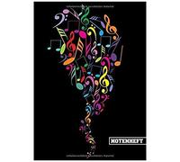 Notenheft: A4, 120 Seiten Mit 12 Notensysteme Pro Seite Zum Eintragen, Softcover