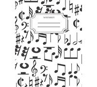 Notenheft A4: Blanko Notenheft Fuer Hobby Und Musikunterricht, 12 Notensystemen Je Seite, 100 Seiten, A4