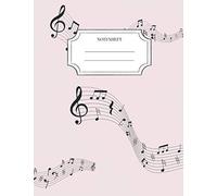 Notenheft: Blanko Notenheft A4 Fuer Hobby Und Musikunterricht, 12 Notensystemen Je Seite, 100 Seiten