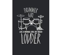 Notenheft: Das Notenbuch Fuer Alle Schlagzeuger Ueber 100 Blanko Seiten Im 6x9 Format Zum Niederschreiben Deiner Besten Songs Und Lieder Motiv: Drummer Girl 8