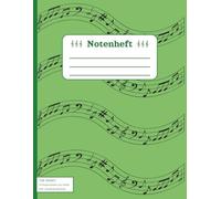 Notenheft für Anfänger und Fortgeschrittene: Musikheft DIN A4, 106 Seiten, 14 Systeme pro Seite, Große Notensysteme, Inkl. Inhaltsverzeichnis