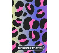 Notenheft Fuer Gitarristen: Din A5 Quer Fuer Anfaenger Und Fortgeschrittene / Blanko Notenblock / Leere Notenzeilen / Notensystem / Fuer Die Schule / Komponist / Mit Tabulatur Und Akkorden / Schlange