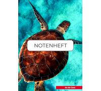 Notenheft für Lehrer - Design „Turtle“ - DIN A4: 80 Seiten mit Schülerlisten, Notenspalten & Notizen - für Grundschule bis Sek II - übersichtlich & liebevoll gestaltet