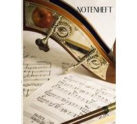 Notenheft: Klassisches Blanko Notenheft, 12 Notensysteme Pro Seite , Notenheft A4, Ideal Fuer Musiker, Schueler Oder Musiklehrer. Musik Notizbuch, (110 Seiten, Grosses Format)