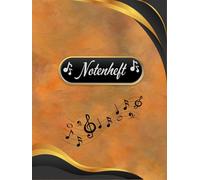 Notenheft Klavier Notenbuch Keyboard Musikunterricht Akkordeon Notenlinienheft Große Lineatur Klavierunterricht Anfänger Piano Orgelbuch DIN A4 ... Notensysteme Musiker Celesta 02B13