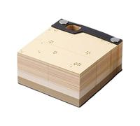 Notes 3D découpées sur papier, blocs de rappel 3D avec calendrier, bloc-notes multi-usages avec style classique pour la maison, bureau, école, bureau, fête Noël Pâques