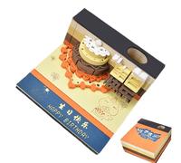 Notes 3D sculptées sur papier, notes en papier sans colle | Planificateur avec gravures vintage et bloc-notes pour bureau, maison, salle de classe, décoration de Noël, cadeau pour femmes et adultes