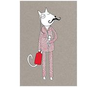 Notes: A Blank Guitar Tab Music Notebook With Cat In Pajamas Cover Art