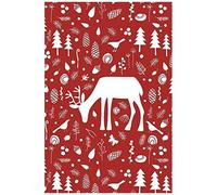 Notes: A Blank Guitar Tab Music Notebook With Red Deer In Woodland Cover Art