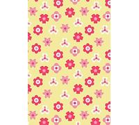 Notes: A Blank Guitar Tab Music Notebook With Simple Yellow Flower Pattern Cover Art