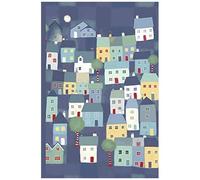 Notes: A Blank Guitar Tab Music Notebook With Town In Cornwall Cover Art