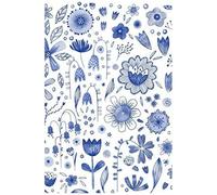Notes: A Blank Guitar Tab Music Notebook With Wild Indigo Hedgerow Flowers Cover Art