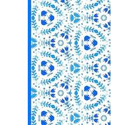 Notes: A Blank Isometric Graph Paper Notebook Pretty Blue Watercolor Pattern Cover Art