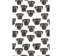 Notes: A Blank Sheet Music Notebook With Black Labrador Retriever Dog Cover Art