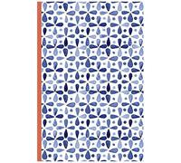 Notes: A Blank Sheet Music Notebook With Indigo Watercolor Geometric Cover Art