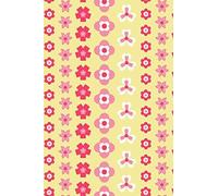 Notes: A Blank Sheet Music Notebook With Simple Yellow Flower Striped Pattern Cover Art