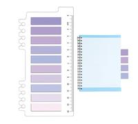 Notes adhésives : 200 onglets d'index de pages colorés, inscriptible, design facile à décoller, adhésif doux, marque-pages adhésifs pour étudiants, enseignants et employés