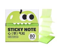 Notes adhésives 7,6x7,6 cm 80 feuilles drôles, tirage, écriture fluide