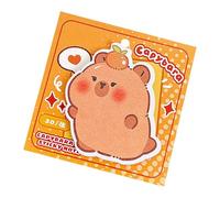 Notes adhésives amusantes, notes adhésives nouveauté, notes mignonnes du carnet de notes du charpentier - 30 feuilles de fournitures scolaires de dessins animés, modèle amusant, papeterie de