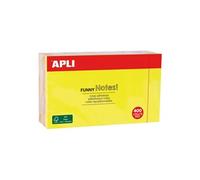 Notes adhésives aux couleurs fluorescentes - 125x75mm