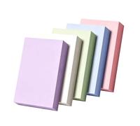 Notes adhésives avec logo et texte | Impression personnalisée en 4 couleurs, ultra-résistantes, idéales pour l'école et les étudiants (Multicolour2, One Size)