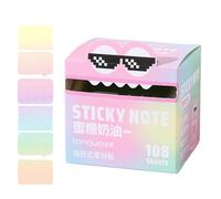 Notes Adhésives | Bloc-notes Adhésif pour Étudiants,Notes Adhésives Colorées Pour École, Salle de Classe, Planification, Étude, Université, Bureau, Maison, Académique, Entreprise et